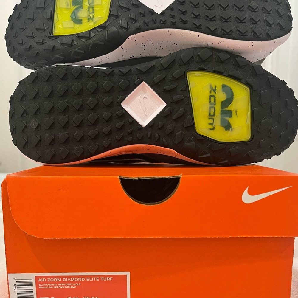 NWT-Nike Turf Sneakers in Black, grey & Yellow